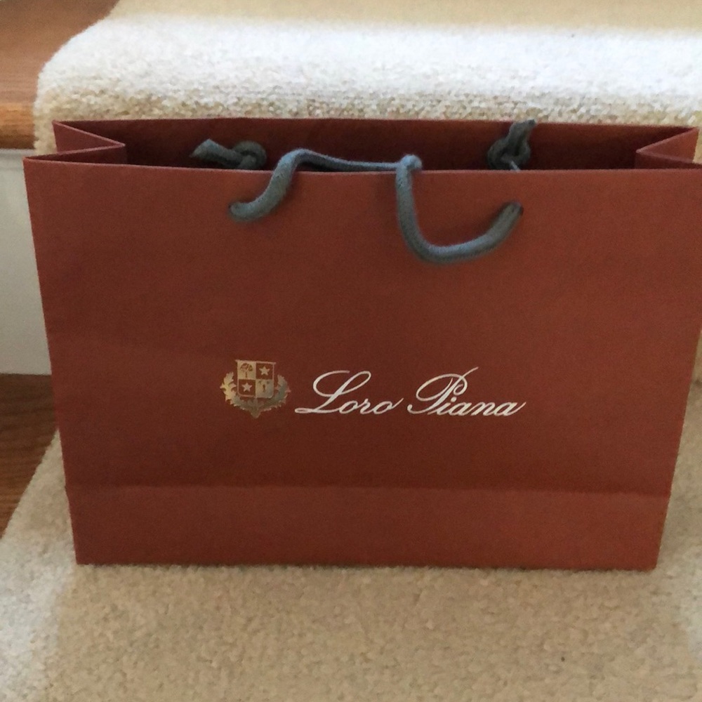 Loro Piana paper shopping bag